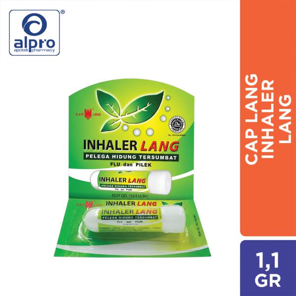 Inhaler Cap Lang 1,1 G Inhaler Untuk Melegakan Hidung Tersumbat